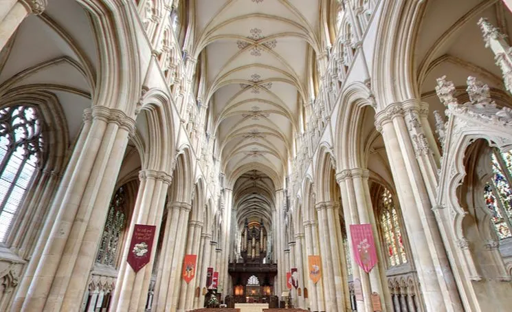 The Nave of Beverley Minster, looking east